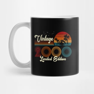 Vintage 2000 Shirt Limited Edition 20th Birthday Gift Mug